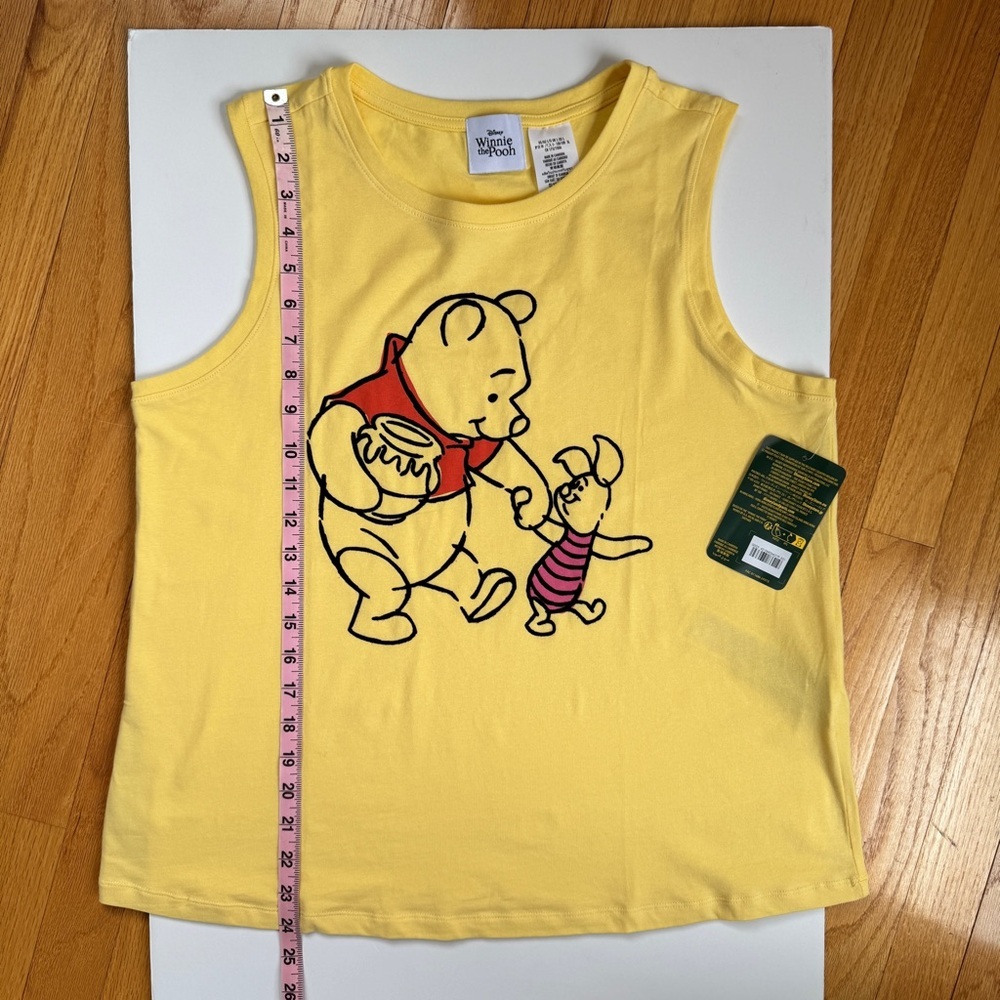 Disney Women’s  Winnie the Pooh & Piglet Graphic Tank Top Size L NWT - Picture 6 of 12